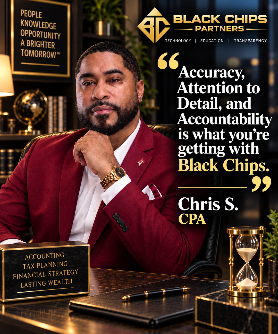 Chris S., CPA — testimonial for Black Chips Partners